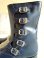 画像4: KIDILL x BROGA VIDAR Leather Studs Boots Navy Calf (4)