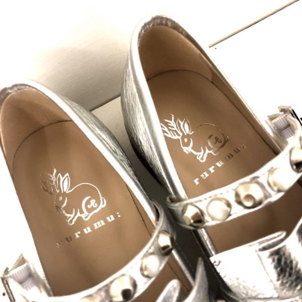 画像3:  rurumu: double strap loafer silver (3)