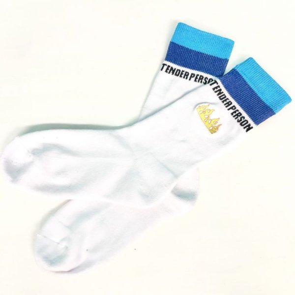 画像2: boys in the band別注　TENDER PERSON GLITTER RIB SOCKS  (2)