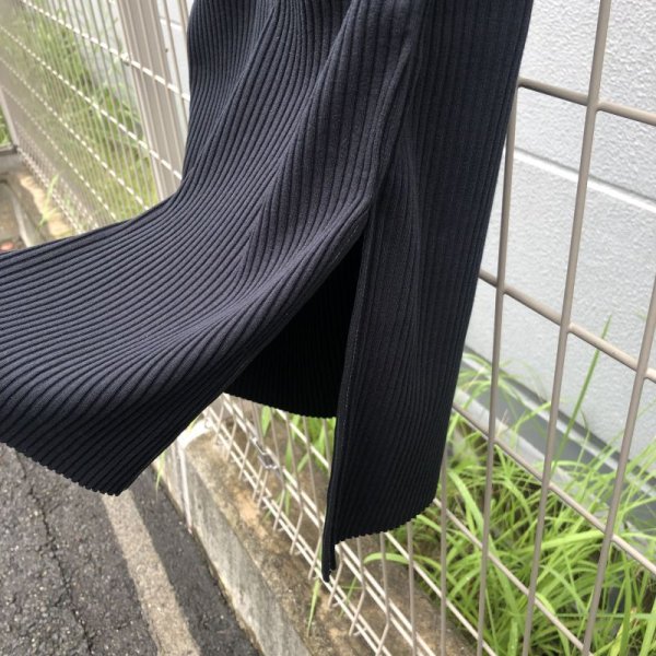 画像8: BALMUNG レイヤーニットワンピース　黒 (8)