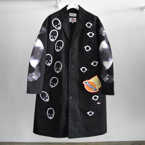 画像2: KIDILL ×Dickes Chester Coat black (2)