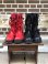 画像4: rurumu: 21AW mix ribbon boots red (4)