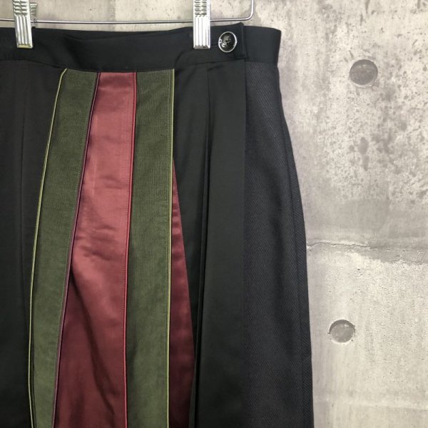 画像3: N'enuphar HFSK01 プリーツ巻きスカート (3)