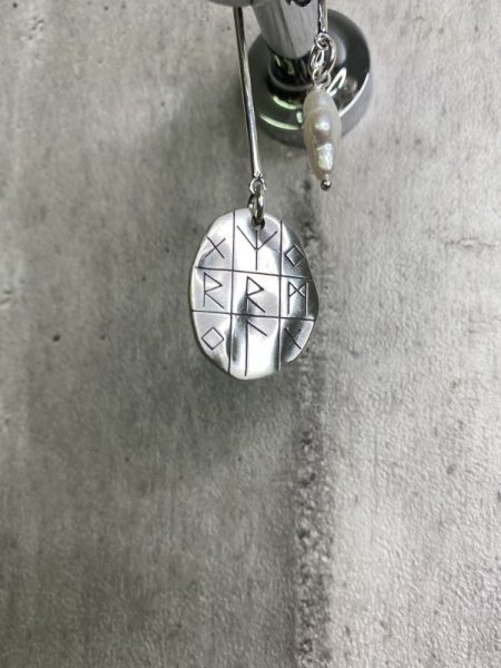 画像3: rurumu: mix motif boys earring full silver red (3)