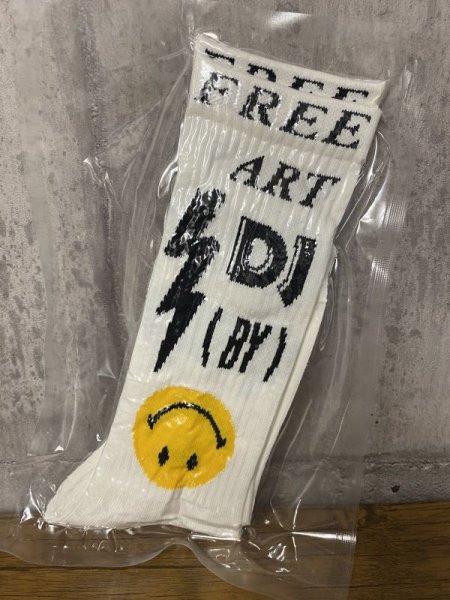 画像2: BODYSONG.　SOCKS!!!　FREEDJ White (2)