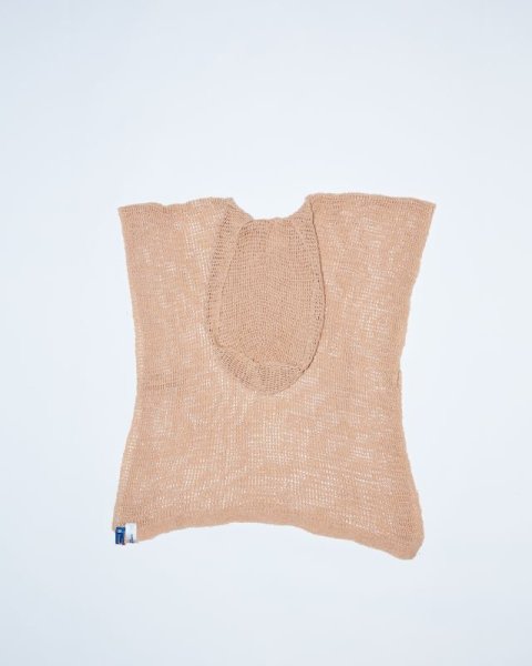 画像2: blackmeans　メッシュポンチョフーディ　SAND (2)