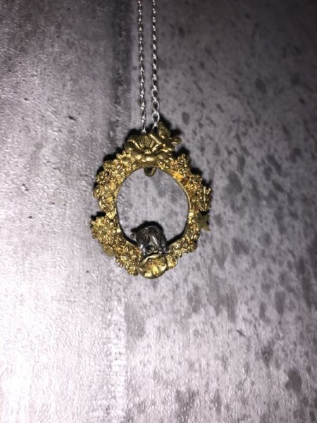 画像2: HOASHI YUSUKE　かくれんぼバク　シルバー/ブラス 花ブラス バクシルバー (2)