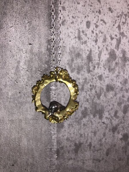 画像3: HOASHI YUSUKE　かくれんぼバク　シルバー/ブラス 花ブラス バクシルバー (3)