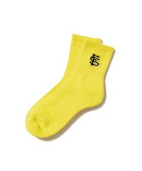 SHORT FS LOGO SOX (EMBROIDERY) (YELLOW)