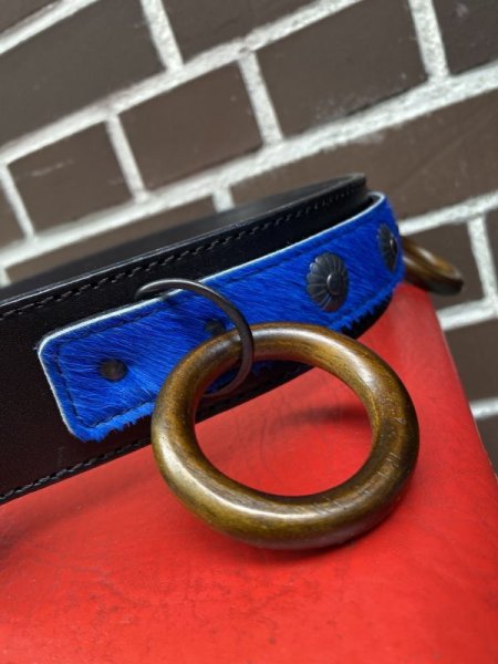 画像3: GARA [GARAxNEON]　WALNUT RING SID BELT (3)