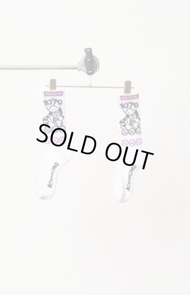 画像1: BODYSONG.　SOCKS!!!　STEREO White (1)