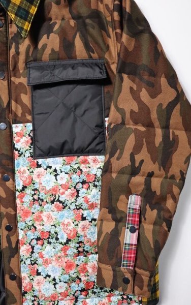 画像5: TENDER PERSON　QUILTING SHIRT JACKET 2MIX-B(YELLOW TONE) (5)