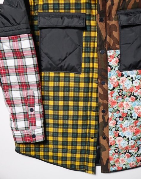 画像3: TENDER PERSON　QUILTING SHIRT JACKET 2MIX-B(YELLOW TONE) (3)