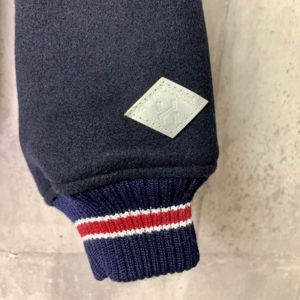 画像9: el conductorH MELTON PEAL PIPING VARSITY JKT MULTI (9)