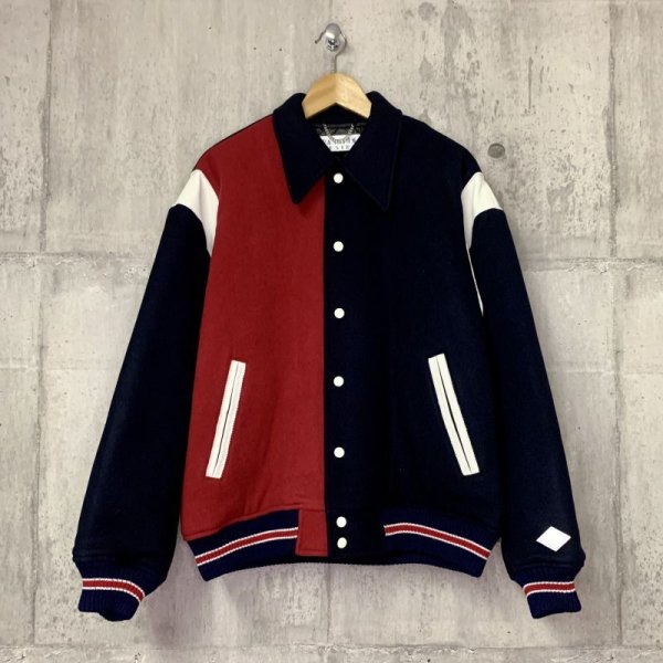 画像2: el conductorH MELTON PEAL PIPING VARSITY JKT MULTI (2)