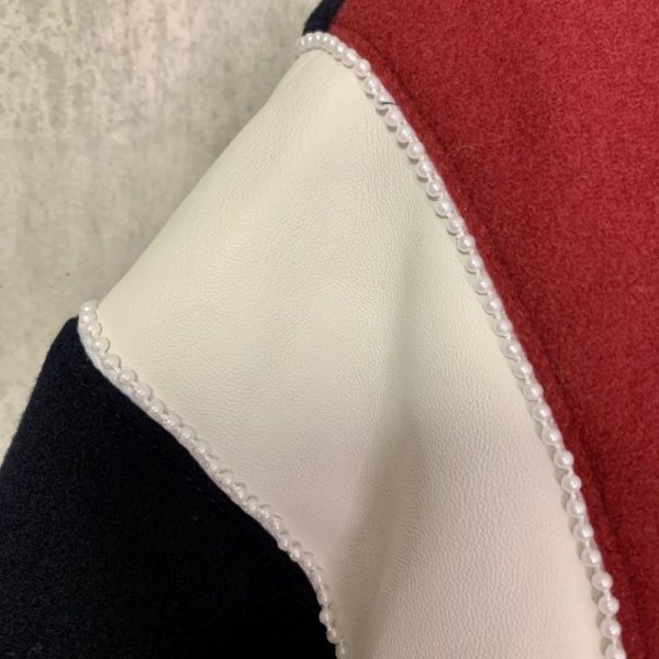 画像4: el conductorH MELTON PEAL PIPING VARSITY JKT MULTI (4)