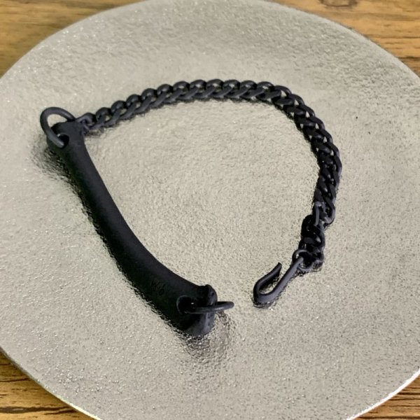 画像2: GARA　BONY BRACELET　BLACK (2)