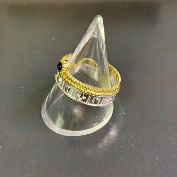 画像2: A MAN  Hungary Crown Ring stone:lolite (2)