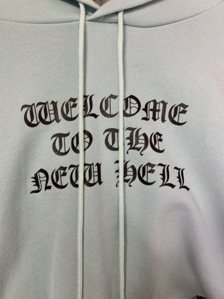 画像4: el conductorH　GIRL GLITTER PRINTCR OPPED HOODED SWEAT ER NEW HELL　MINT (4)