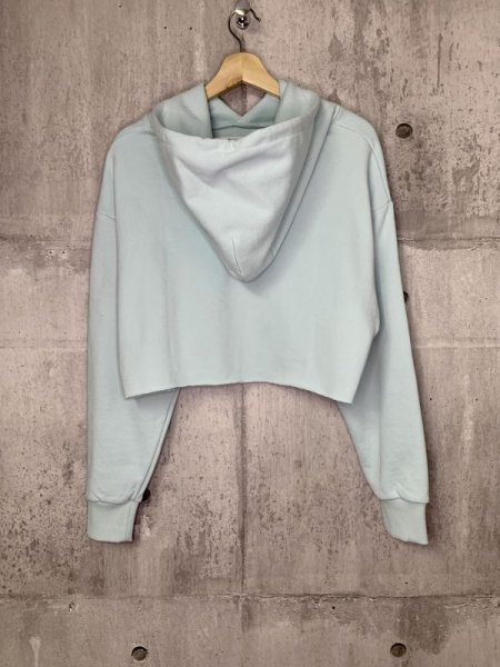 画像3: el conductorH　GIRL GLITTER PRINTCR OPPED HOODED SWEAT ER NEW HELL　MINT (3)