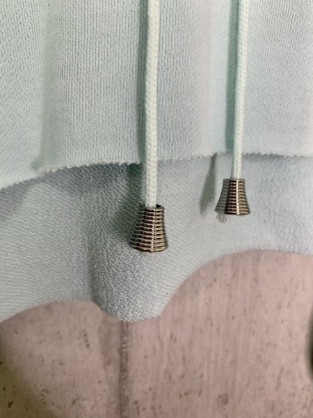 画像6: el conductorH　GIRL GLITTER PRINTCR OPPED HOODED SWEAT ER NEW HELL　MINT (6)