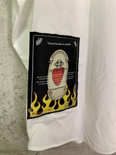 画像4: TENDER PERSON ROSE AIRBRUSH SHIRT WHITE (4)