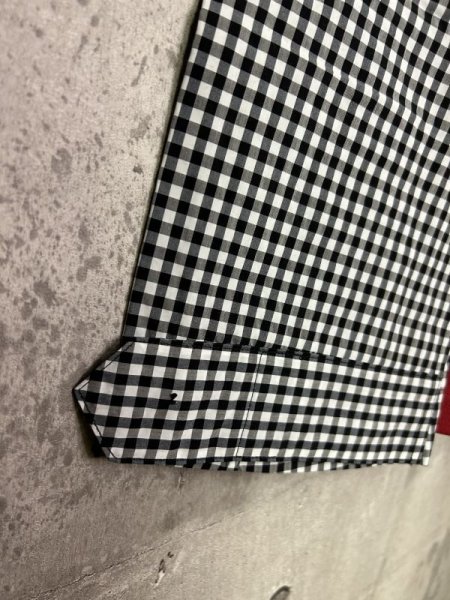 画像5: TENDER PERSON GINGHAM LONG TEE RED (5)