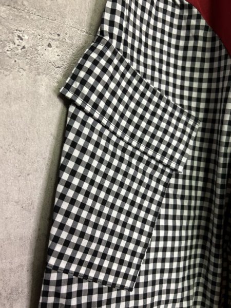 画像4: TENDER PERSON GINGHAM LONG TEE RED (4)