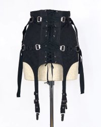 rurumu: 23SS fan lacing corset