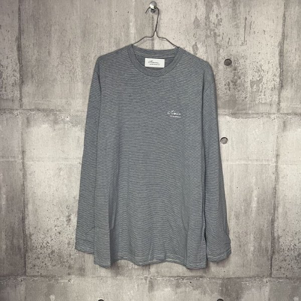 画像2: Azuma KURT’S BORDER L/S T-SHIRT BLUE (2)