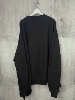 画像2: Azuma GHOST CLOTH SWEATSHIRT BLACK