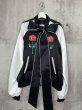 画像2: KIDILL KL737 BOWTIE SOUVENIR JACKET ROSE & GIRL EMBROIDERY BLACK (2)