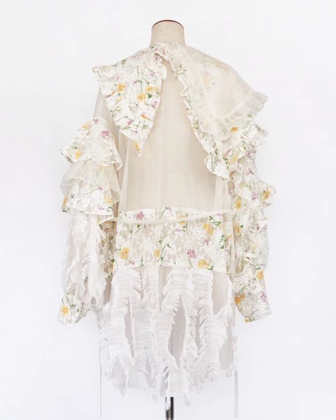 画像3: rurumu: Daydream big collar shirt　white (3)