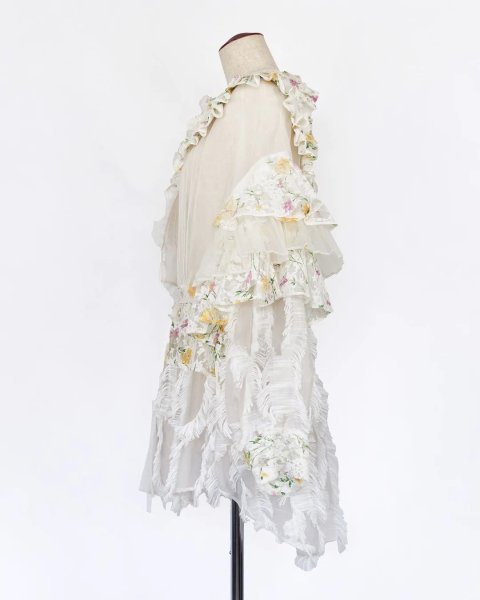 画像2: rurumu: Daydream big collar shirt　white (2)