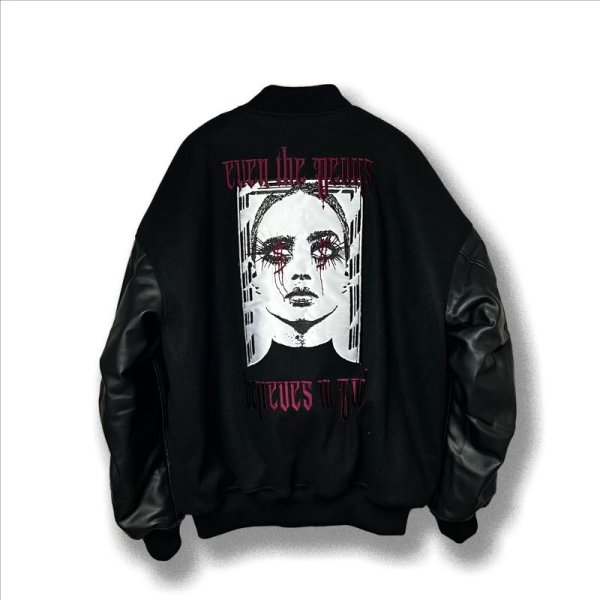 画像2: beauty:beast　"Fiorentina" Melton Varsity JKT (2)