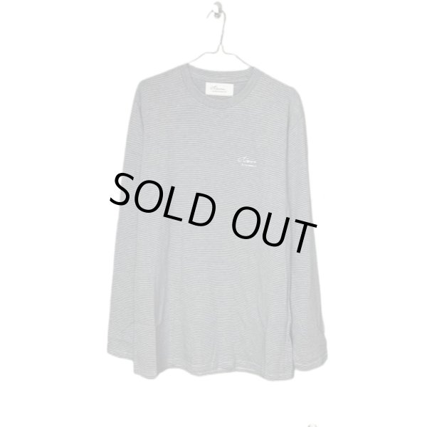 画像1: Azuma KURT’S BORDER L/S T-SHIRT BLUE (1)