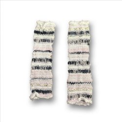 画像1: rurumu: 23AW weave yarn arm warmers ivory