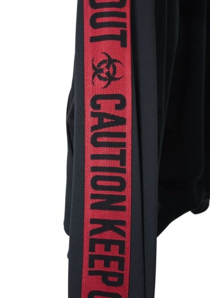 画像4: beauty:beast　DOLMAN SLEEVE"CATION KEEP OUT"TRACK JKT　BLACK (4)