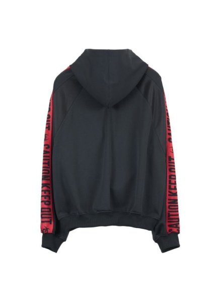 画像2: beauty:beast　DOLMAN SLEEVE"CATION KEEP OUT"TRACK JKT　BLACK (2)