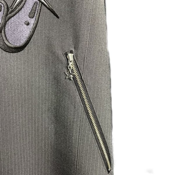 画像4: killremote デーモンキャットジップアップフーディー　ウール (4)