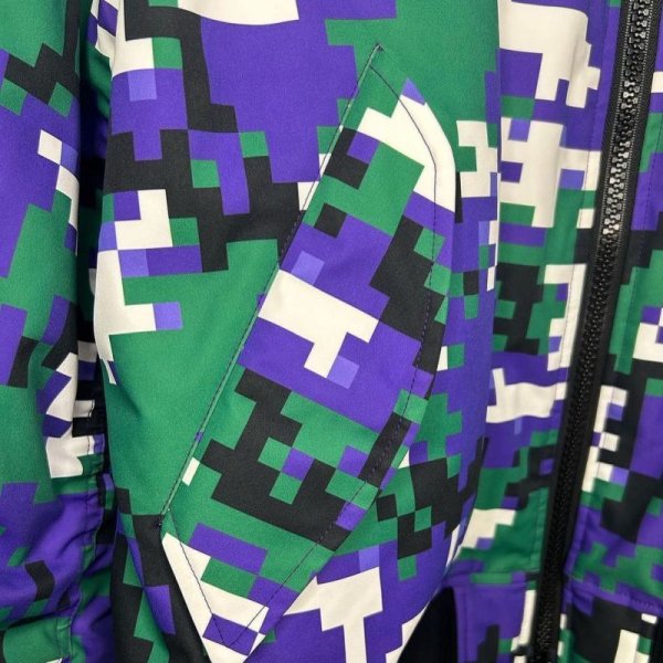 画像3: beauty:beast × boys in the band別注　Digital Camouflage Blouson　PURPLE×GREEN (3)