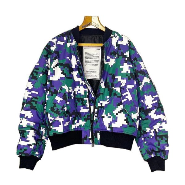 画像4: beauty:beast × boys in the band別注　Digital Camouflage Blouson　PURPLE×GREEN (4)