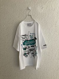 JUVENILE HALL ROLLCALL 2075 FCZN 3C SS TEE　WHITE