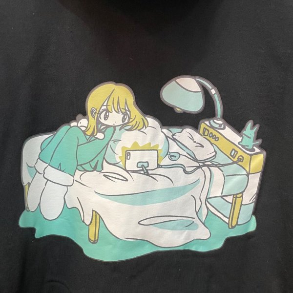 画像3: killremote　ジップアップフーディ　ブラック (3)