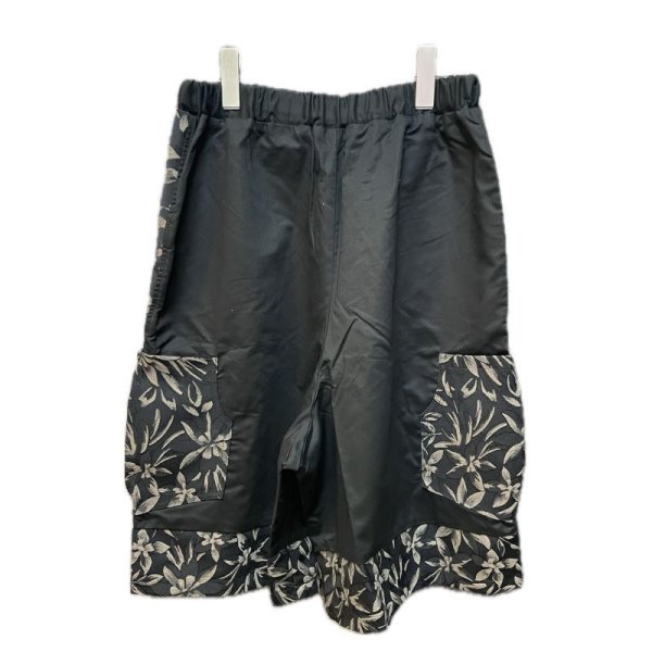 画像2: killremote ジャガードカーゴハーフパンツ ブラック (2)