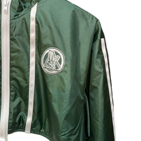 画像2: killremote　トラックショートトップス　グリーンナイロン (2)