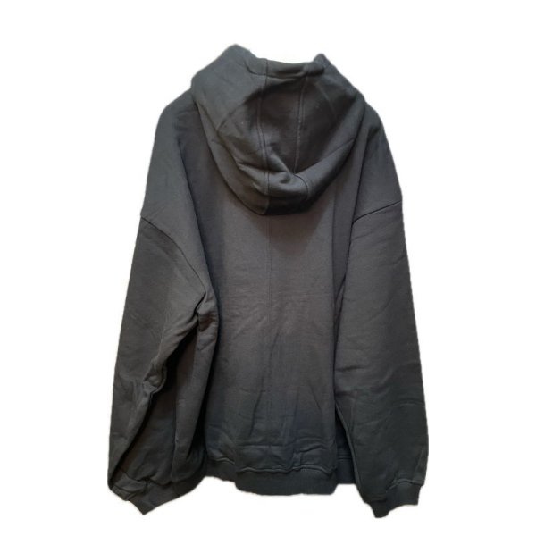 画像4: killremote　刺繍入り切り替えパーカー　ブラック (4)