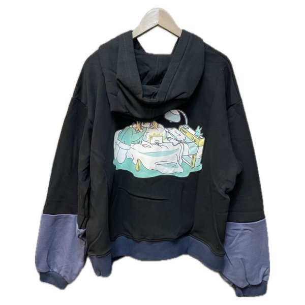 画像2: killremote　ジップアップフーディ　ブラック (2)