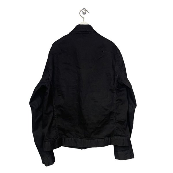 画像2: beauty:beast　90'S RE-ISSUE BIG BUTTON TRUKER JACKET　BLACK (2)