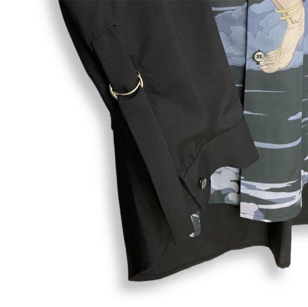 画像3: Azuma　× 天明屋尚「剣神」BIG SHIRT　BLACK (3)